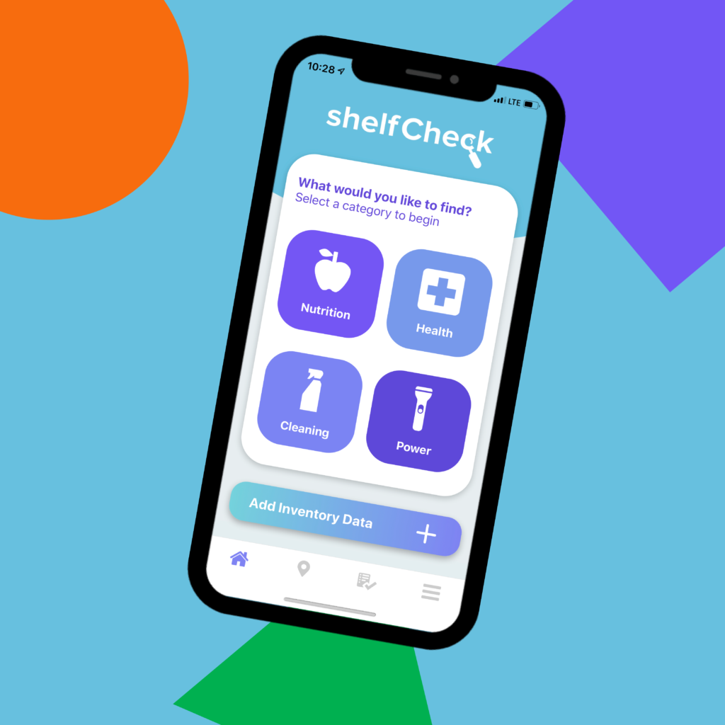 Marketing Materials - shelfCheck Ad App Homepage